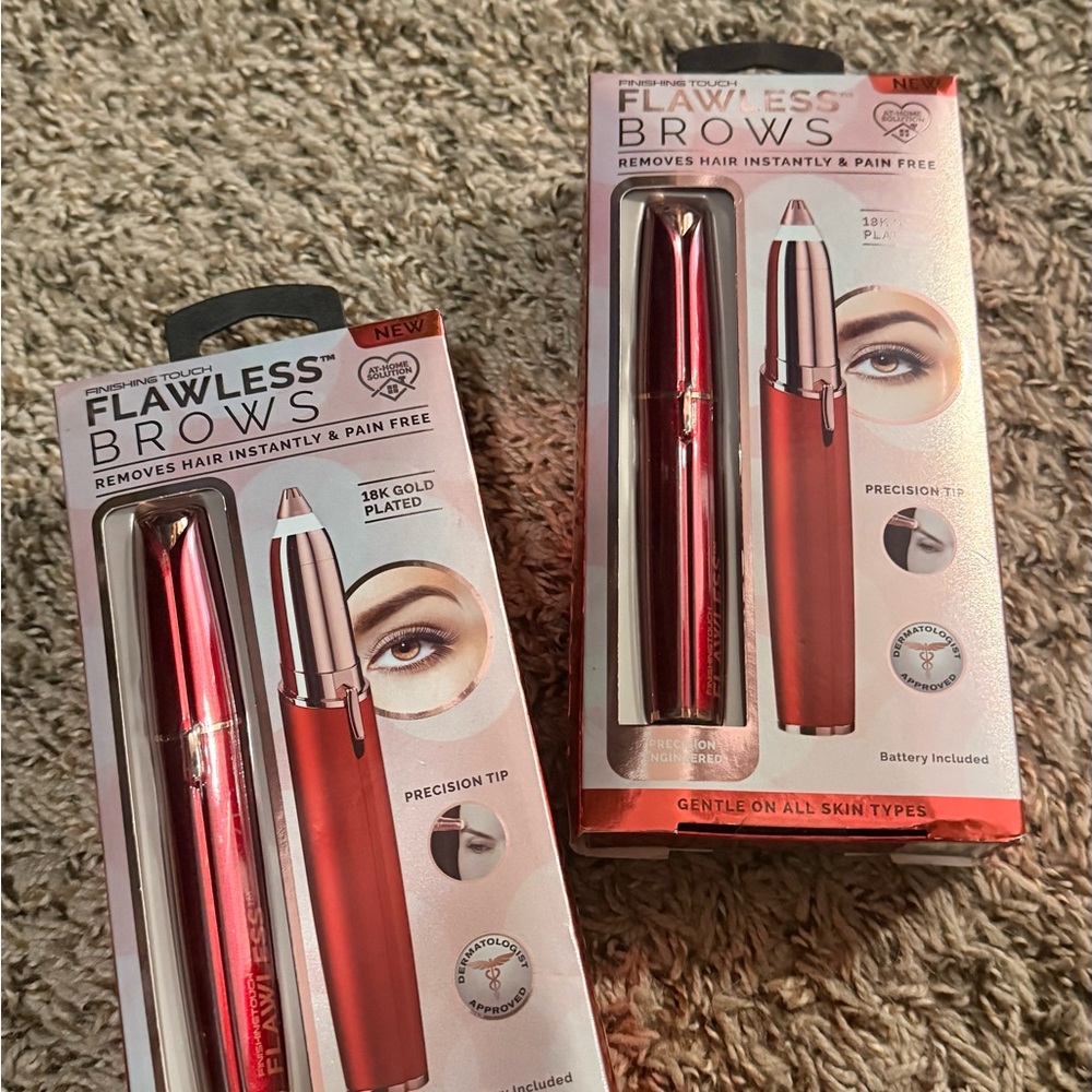 NWT 🫶🏼 Bundle 🔥 Flawless Brows Hair Remover - Pink